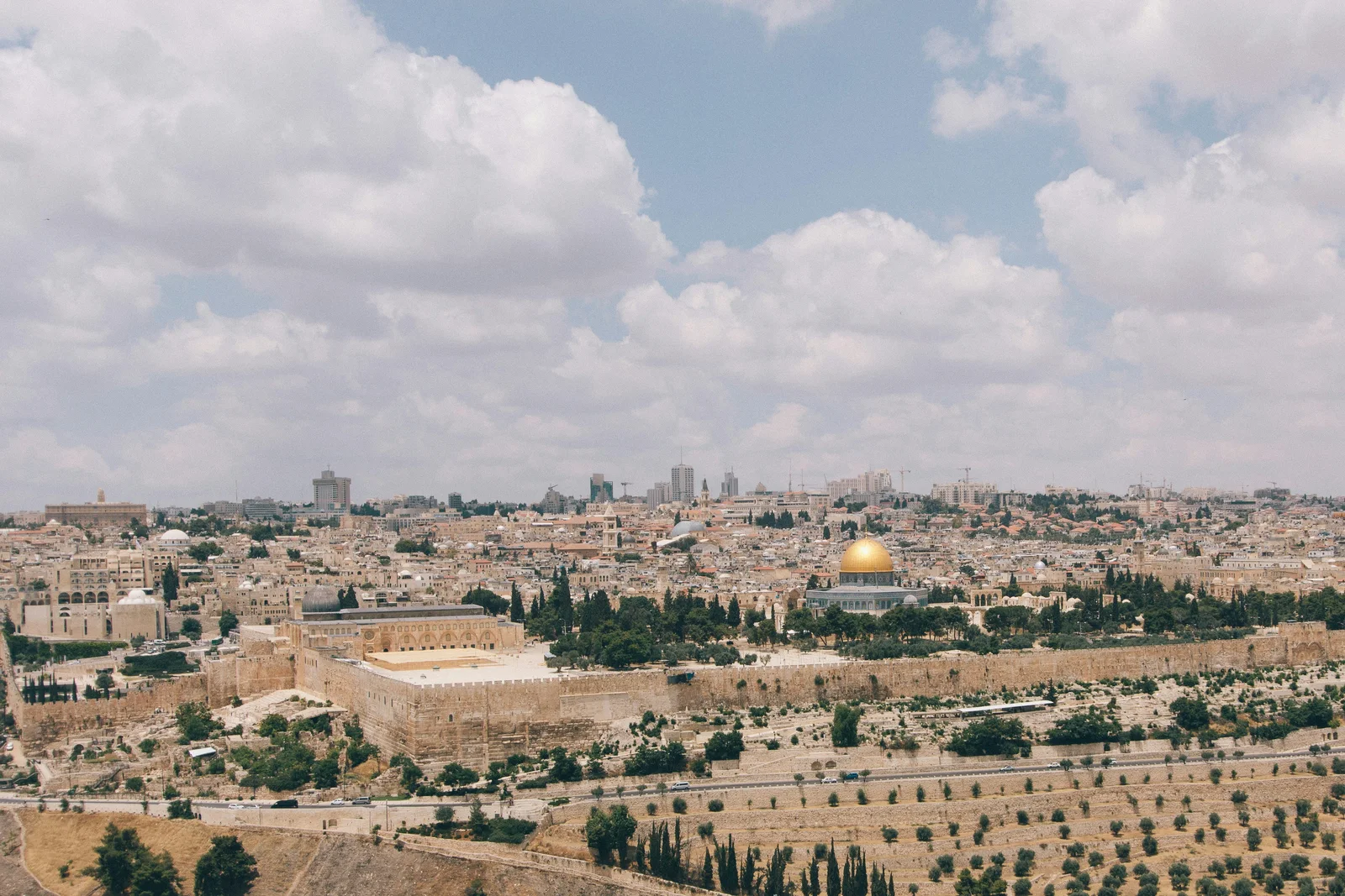 Jerusalén vista desde el Monte de los Olivos